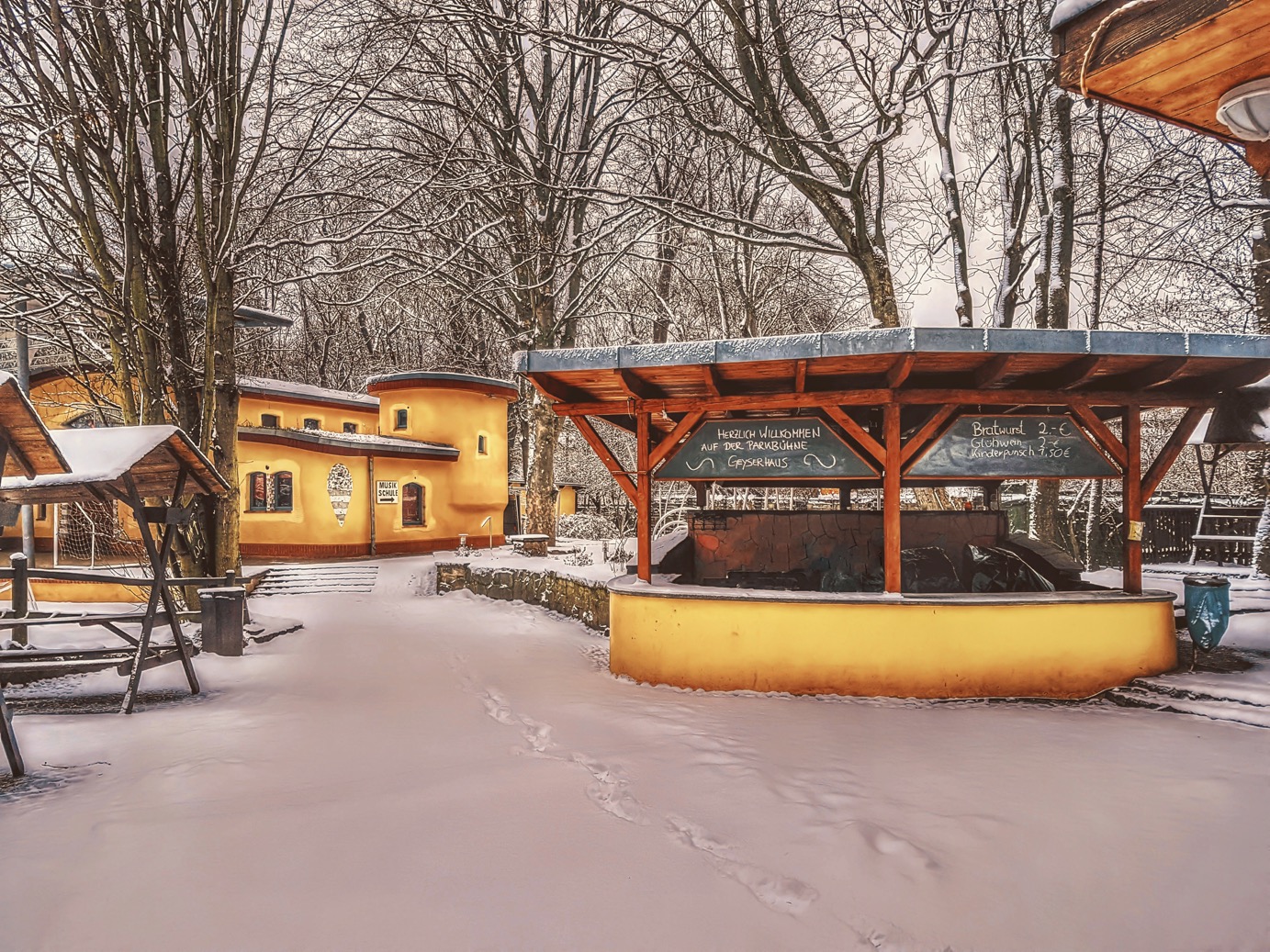 Winter-Kiosk